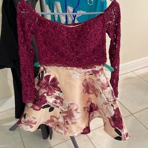 Formal two piece dress